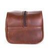 Travel Case in Rustic Brown Leather