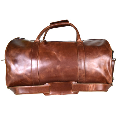 Classic Duffel in Rustic Brown Leather