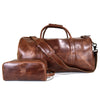 Classic Duffel in Rustic Brown Leather