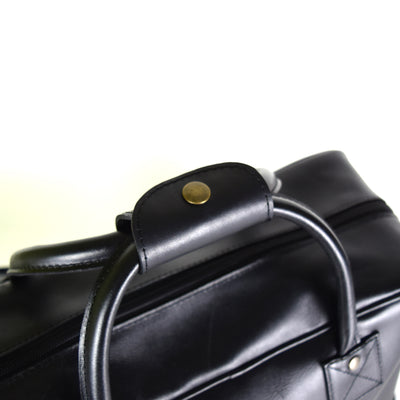 Waldorf Urban Sport Bag in Black Leather