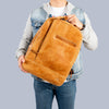 Backpack - City Backpack In Cognac Leather