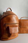 Backpack - Classic Backpack In Cognac Leather