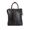 Convertible Backpack in Aged Dark Brown Leather