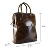 Convertible Backpack in Chocolate Leather - Not Concealed