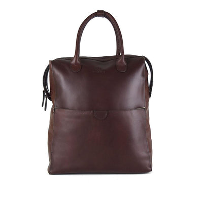 Convertible Backpack in Dark Wine Leather