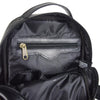 Crossbody Backpack in Black Leather
