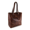 Classic Tote in Rustic Brown Leather