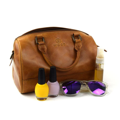 Mini bag in Cognac Leather- Not Concealed