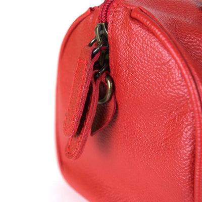 Mini bag in Red Leather- Not Concealed