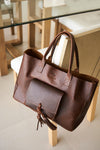 Bags - Wild West Tote In Rustic Brown Leather