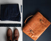 Briefcase - Nevada Messenger Bag In Cognac Leather