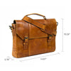 Nevada Messenger Bag in Cognac Leather