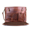 Wyoming Portfolio Briefcase in Rustic Brown Leather