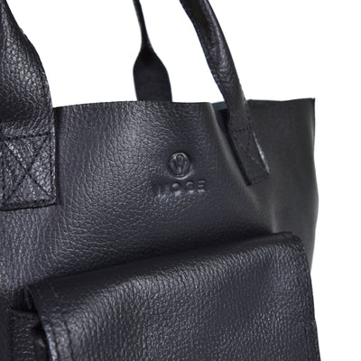 Western Bag in Black Leather