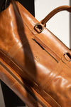 Travel Bags - City Travel Bag In Cognac Leather