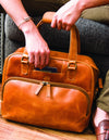 Travel Bags - Vancouver Travel Bag In Cognac Leather