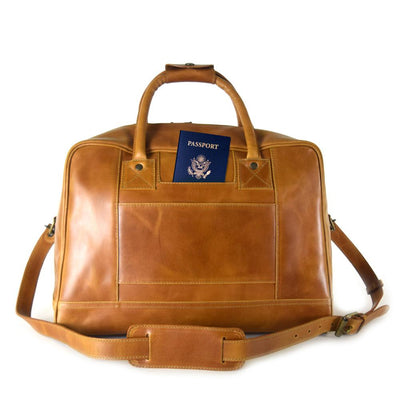 Waldorf Urban Sport Bag in Cognac Leather